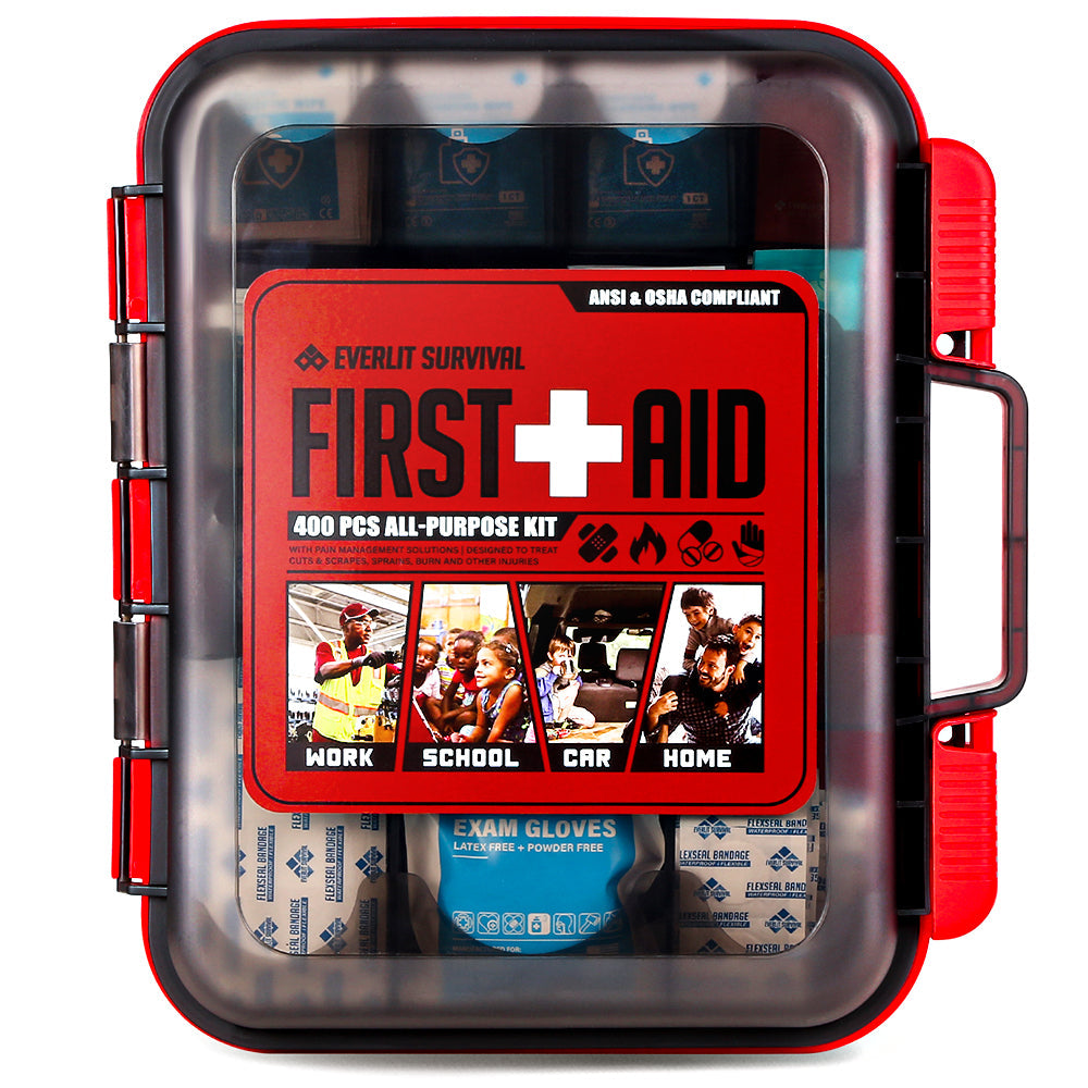 OSHA/ANSI Compliant All-Purpose 400 Pcs First Aid Kit