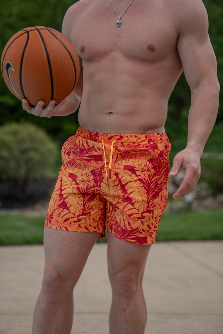 Swim Trunks - Tropical Inferno