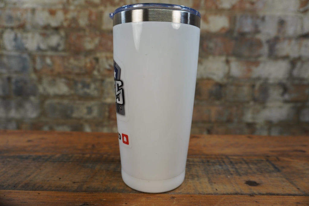 D'Boss White Tumbler