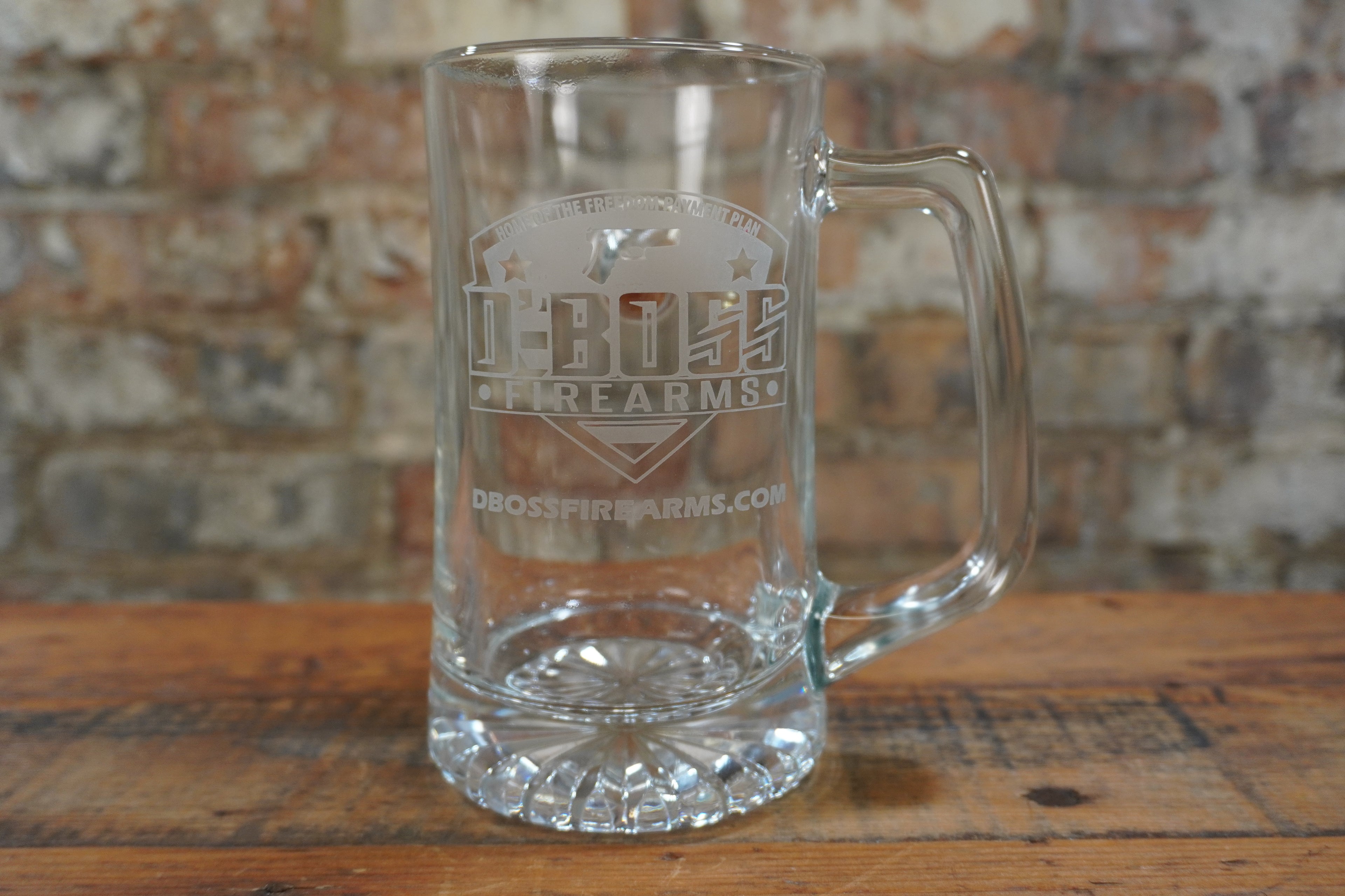 D'Boss .50 BMG Glass Mug