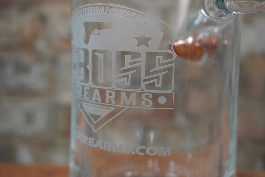 D'Boss .50 BMG Glass Mug