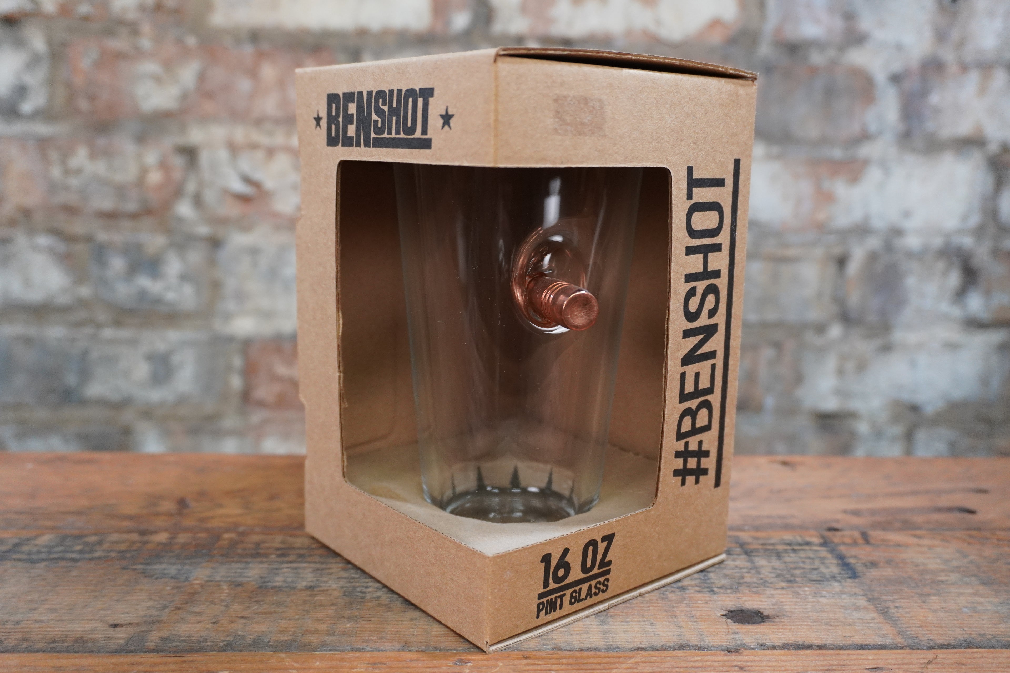 BenShot .50 BMG Pint Glass