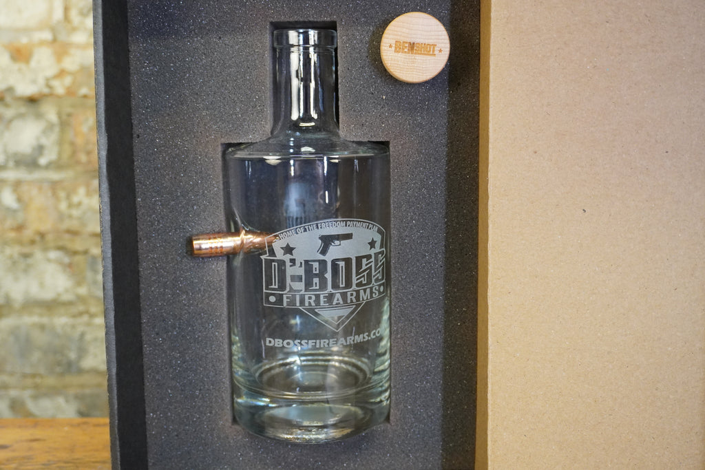 D'Boss .50 BMG Whiskey Decanter