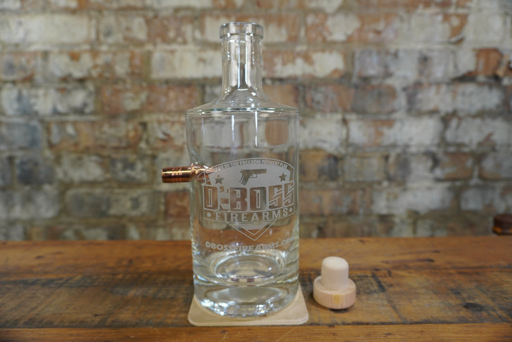 D'Boss .50 BMG Whiskey Decanter