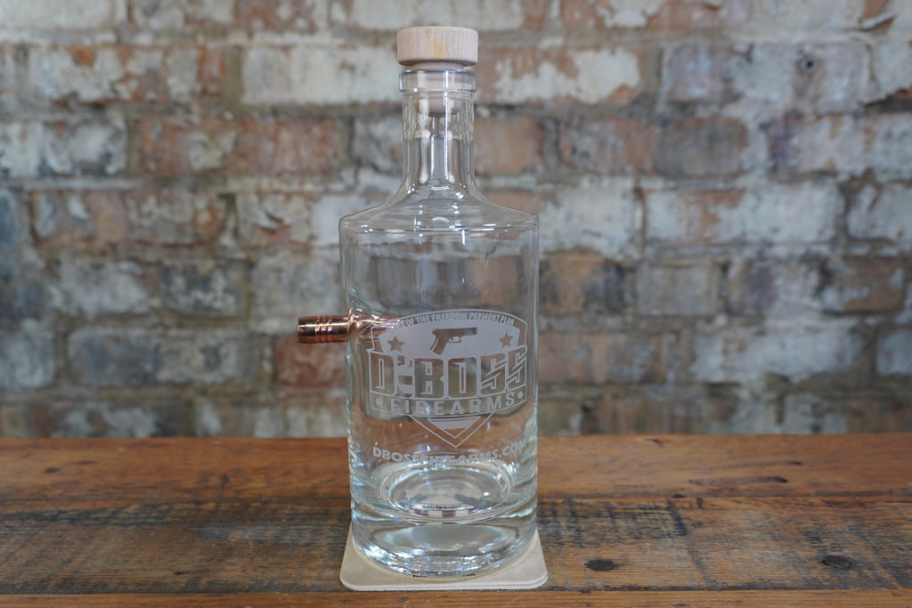 D'Boss .50 BMG Whiskey Decanter