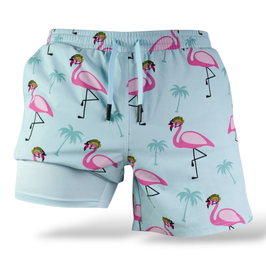 Swim Trunks - Flamingo Team Six