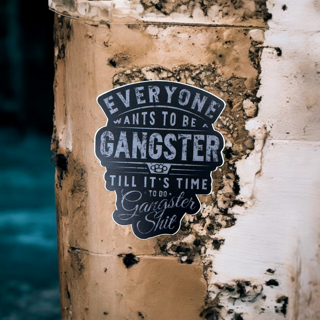 Gangster Sticker