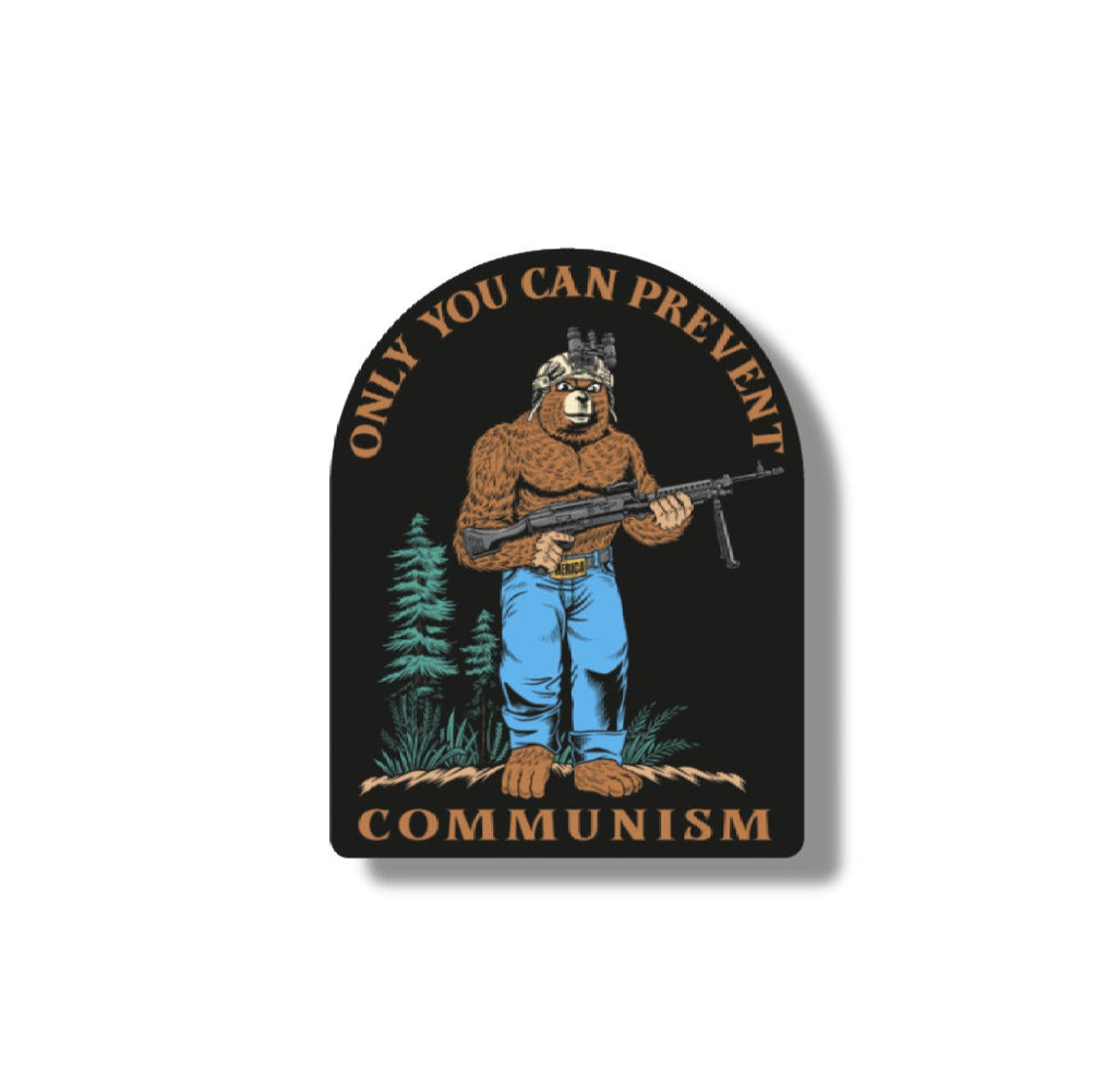 Smokey The Patriot Sticker