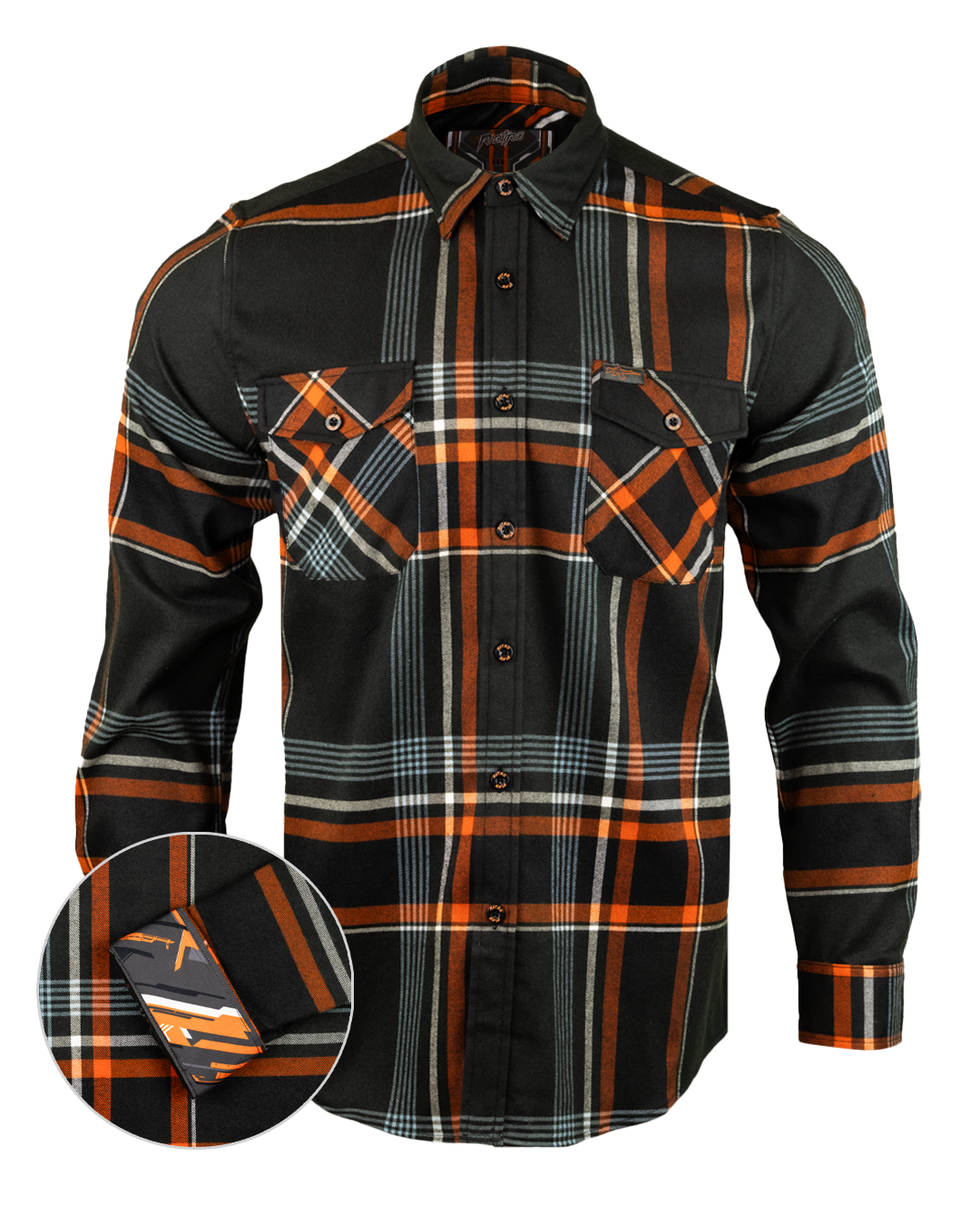 Top Frag Flannel Shirt by Retro Rifle