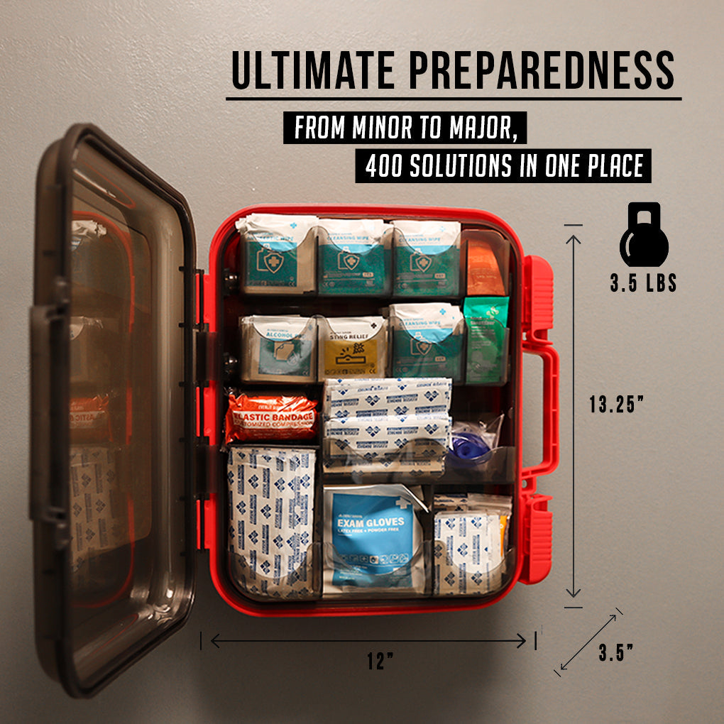 OSHA/ANSI Compliant All-Purpose 400 Pcs First Aid Kit